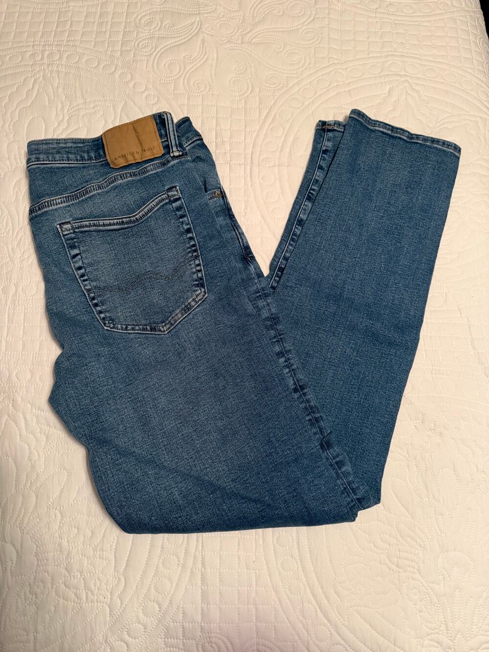 American Eagle AirFlex+ Men’s Jeans 34x36 Medium Wash Stretch Denim